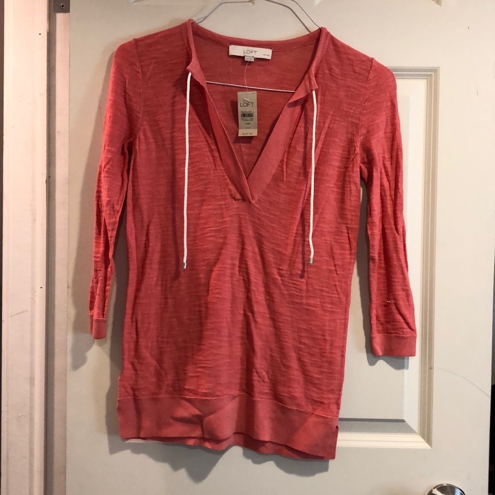 Loft Peach Sweatshirt